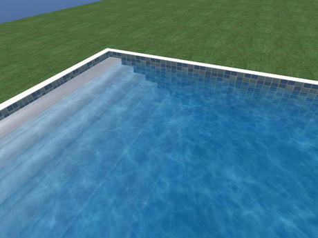 Second Life Marketplace Pool House Swimming Pool Pack